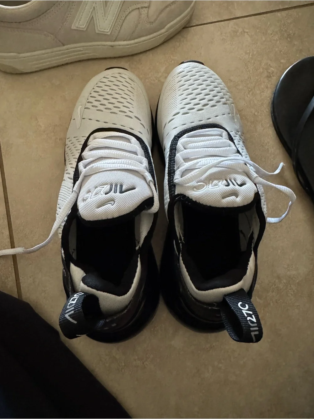 Nike Men’s Sneakers in White and Black